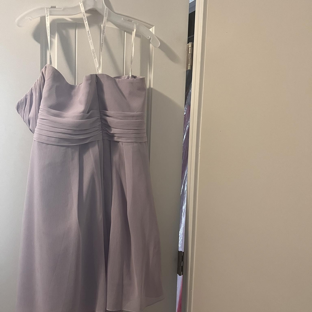 Elegant Lavender Strapless Dress